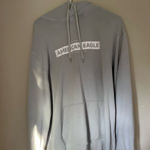 Grey American Eagle Hoodie